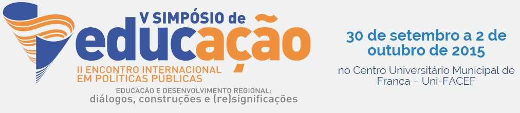 V Simpósio de Educação