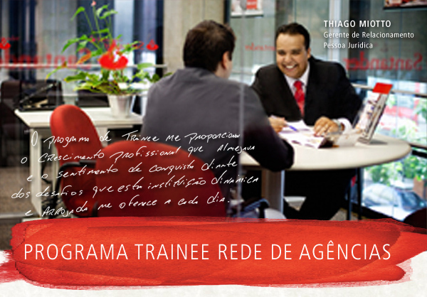 Santander abre vagas para trainee – vagas em Franca/SP