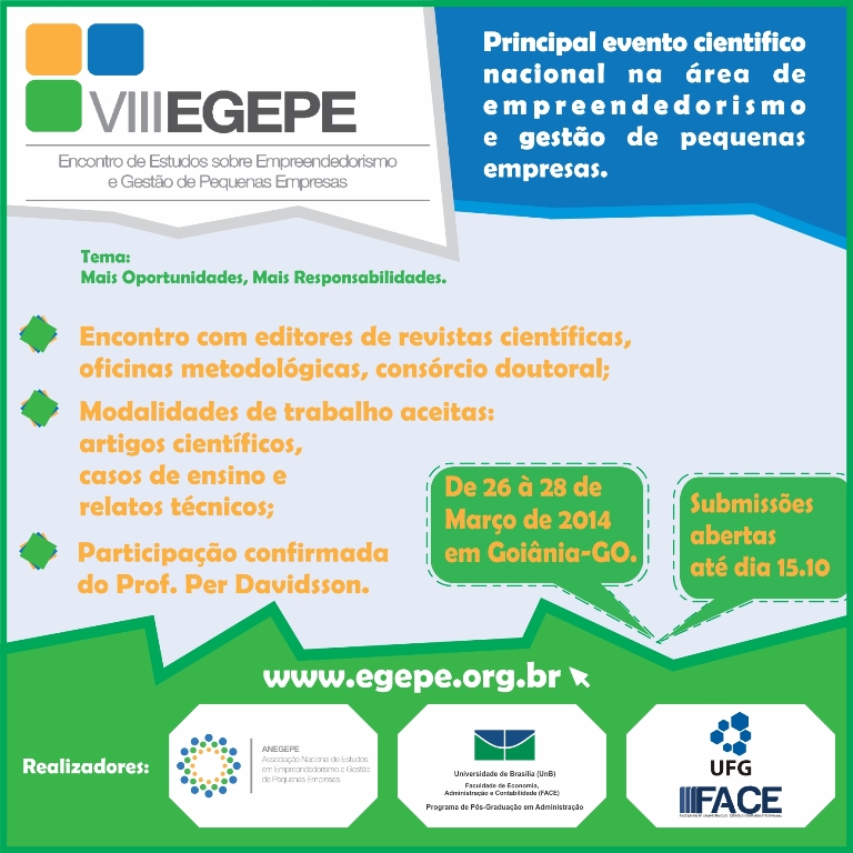 Submissão de artigos para EGEPE 2014 – Prazo prorrogado