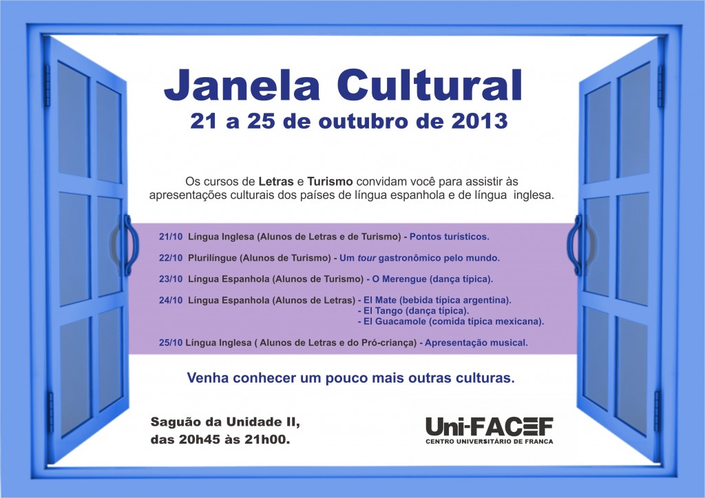 “Janela Cultural” – Música, dança e gastronomia no Uni-FACEF