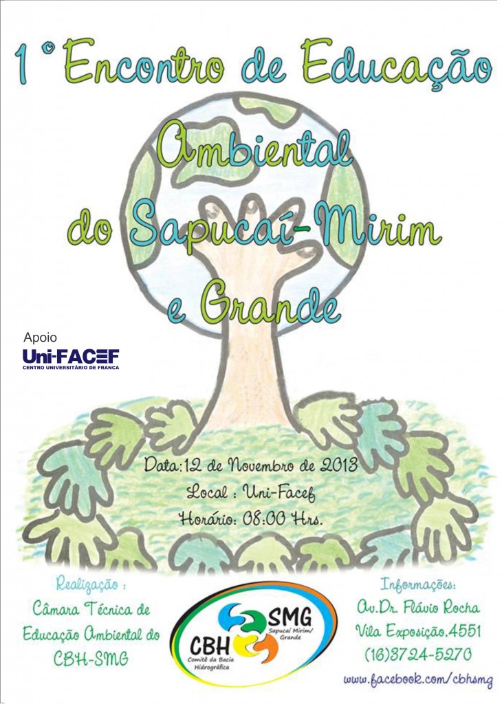 Uni-FACEF apoia o 1° ENCONTRO DE EDUCAÇÃO AMBIENTAL DO SAPUCAÍ MIRIM/GRANDE
