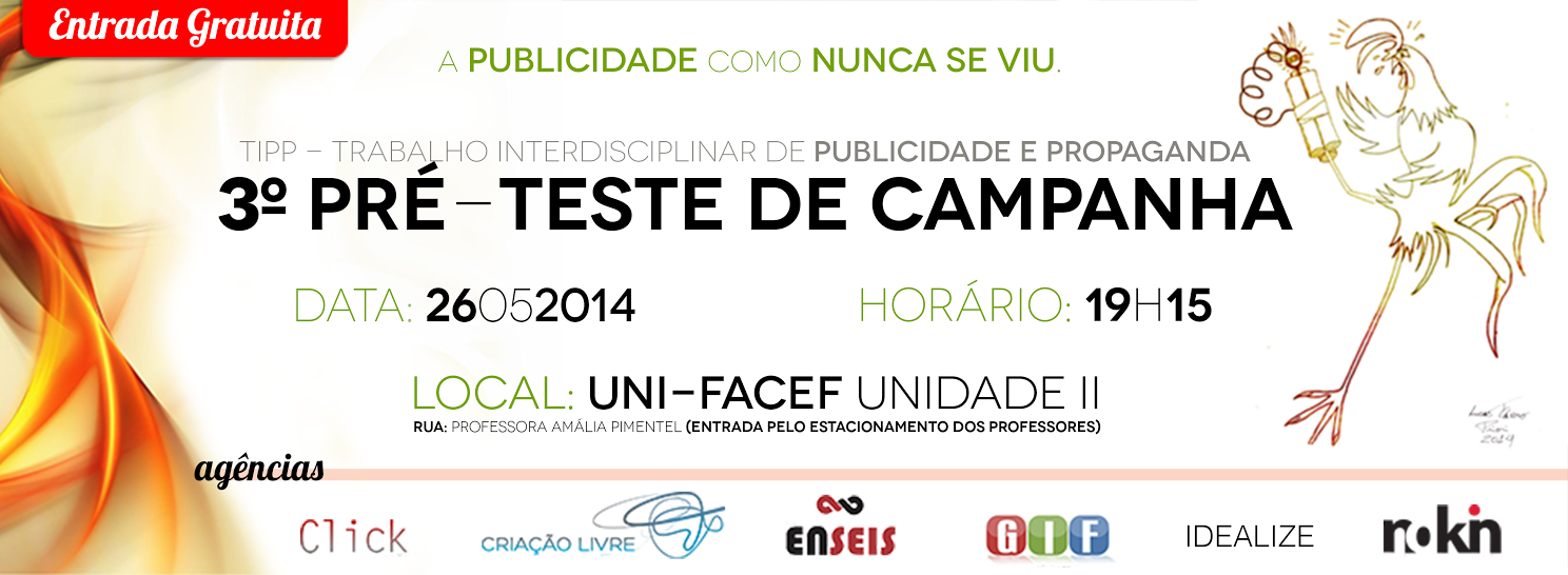 Pré-Teste de Campanha. Mais um evento de sucesso do curso de Publicidade e Propaganda do Uni-FACEF