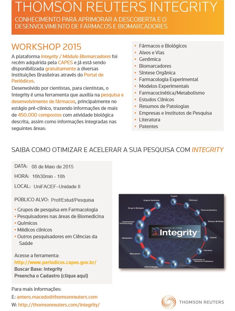 Workshop da plataforma Integrity