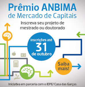 Inscrições abertas para Prêmio Anbima de Mercado de Capitais