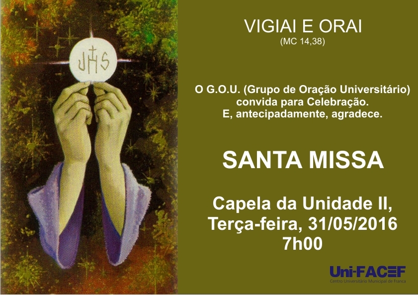 Convite – Santa Missa