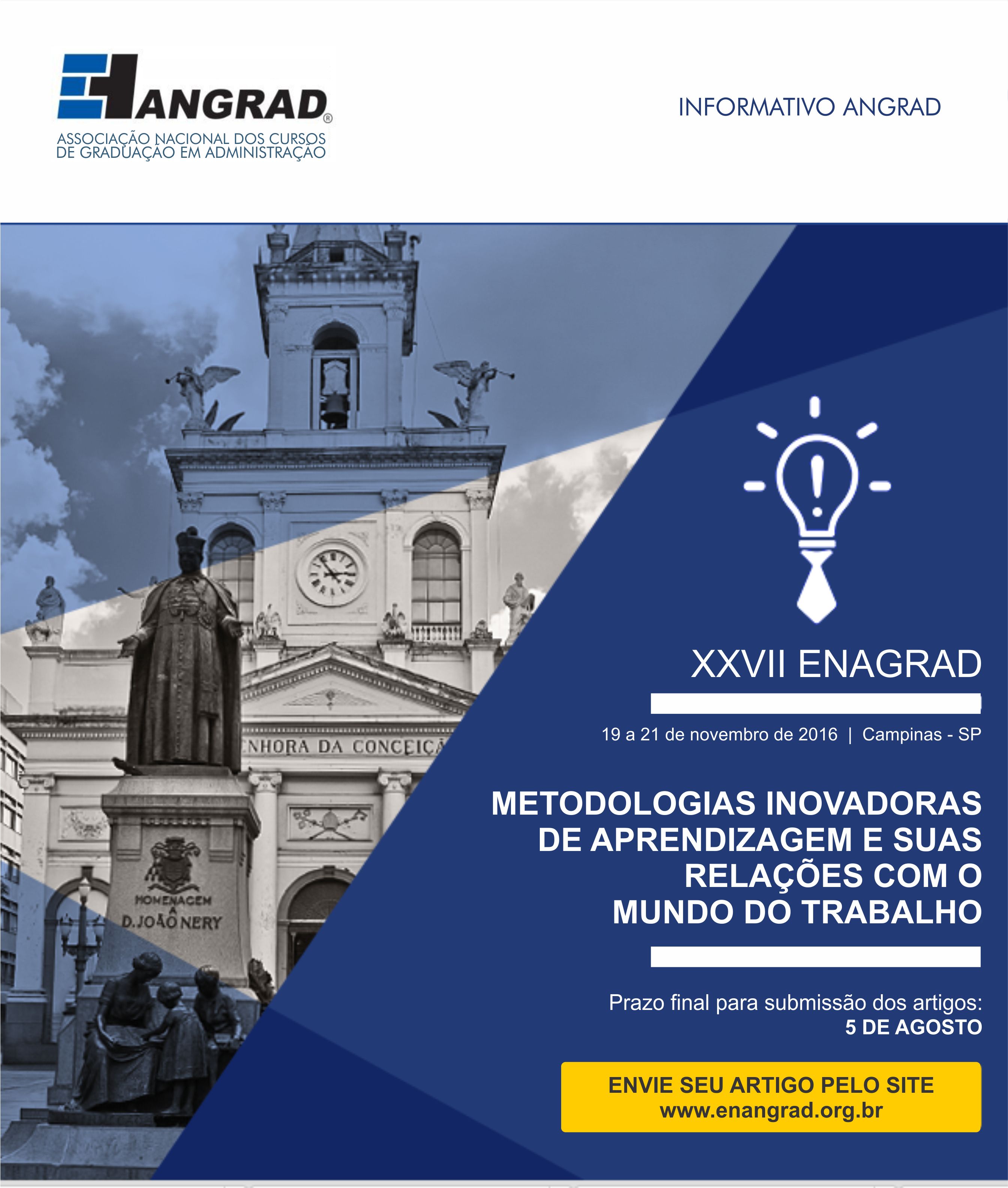 27º ENANGRAD – Submissão de artigos até 05 de agosto