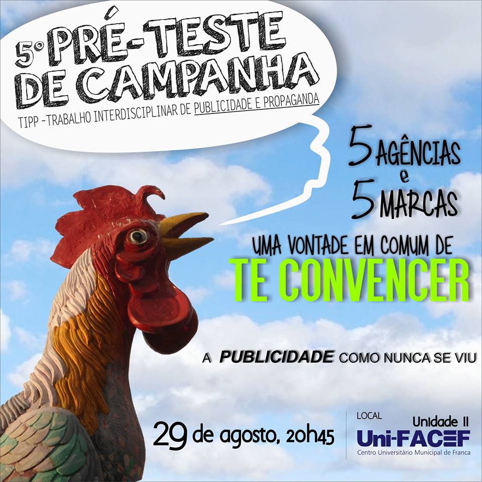 Participe do Pré-Teste de Campanha, de Publicidade e Propaganda