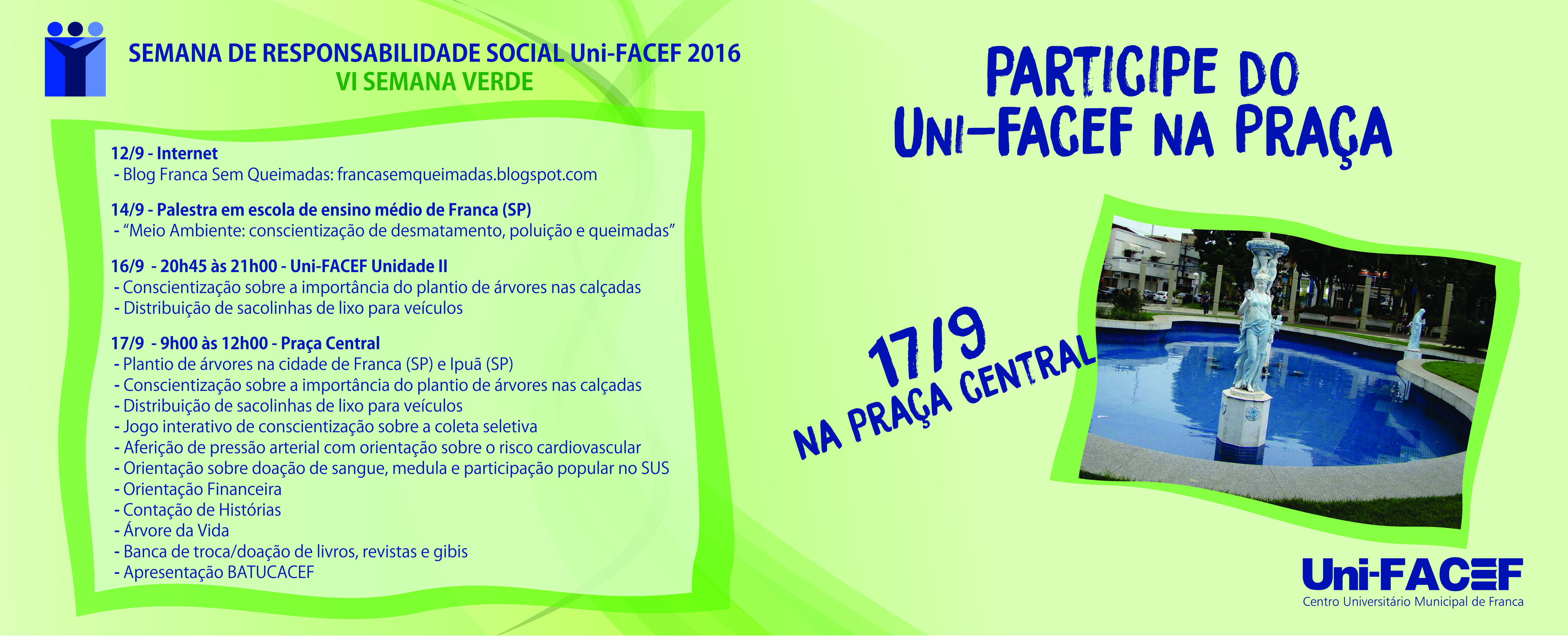 Assista matéria sobre Semana de Responsabilidade Social Uni-FACEF 2016