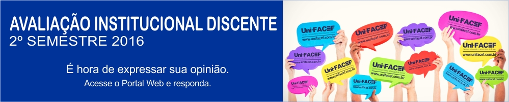 Avaliação Discente 2016