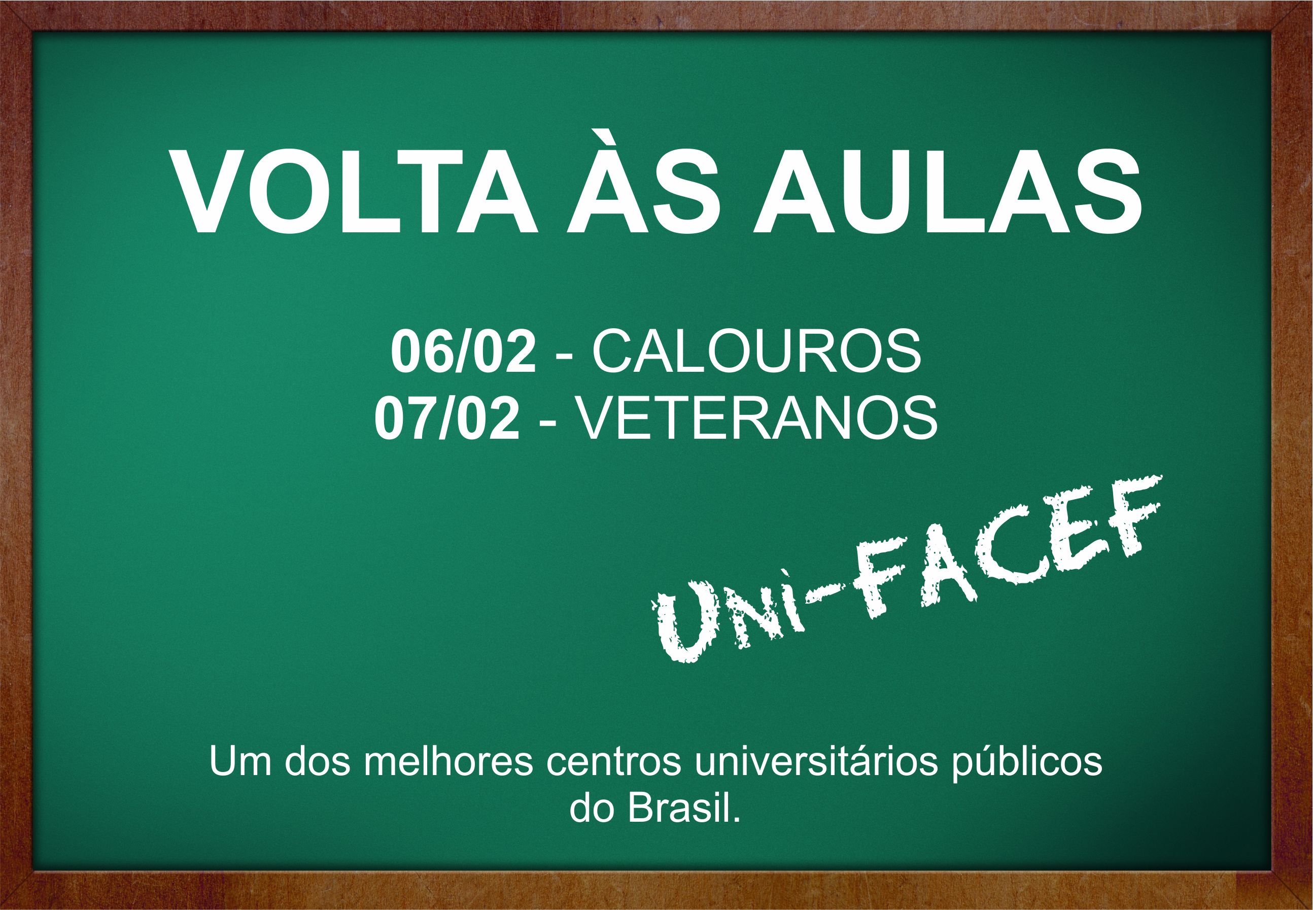 Volta às aulas no Uni-FACEF