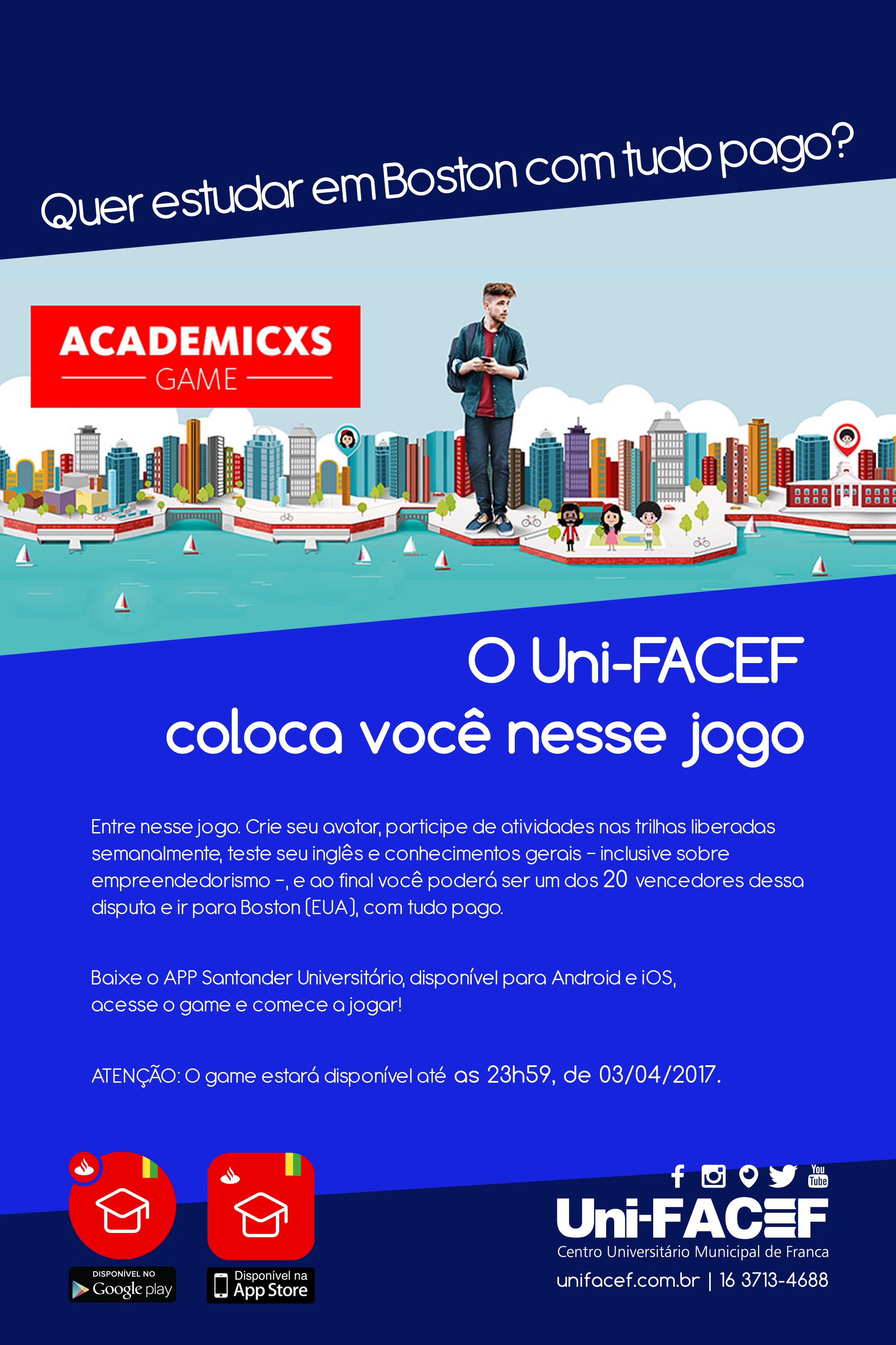 Academicxs Game, uma oportunidade de ir para Boston