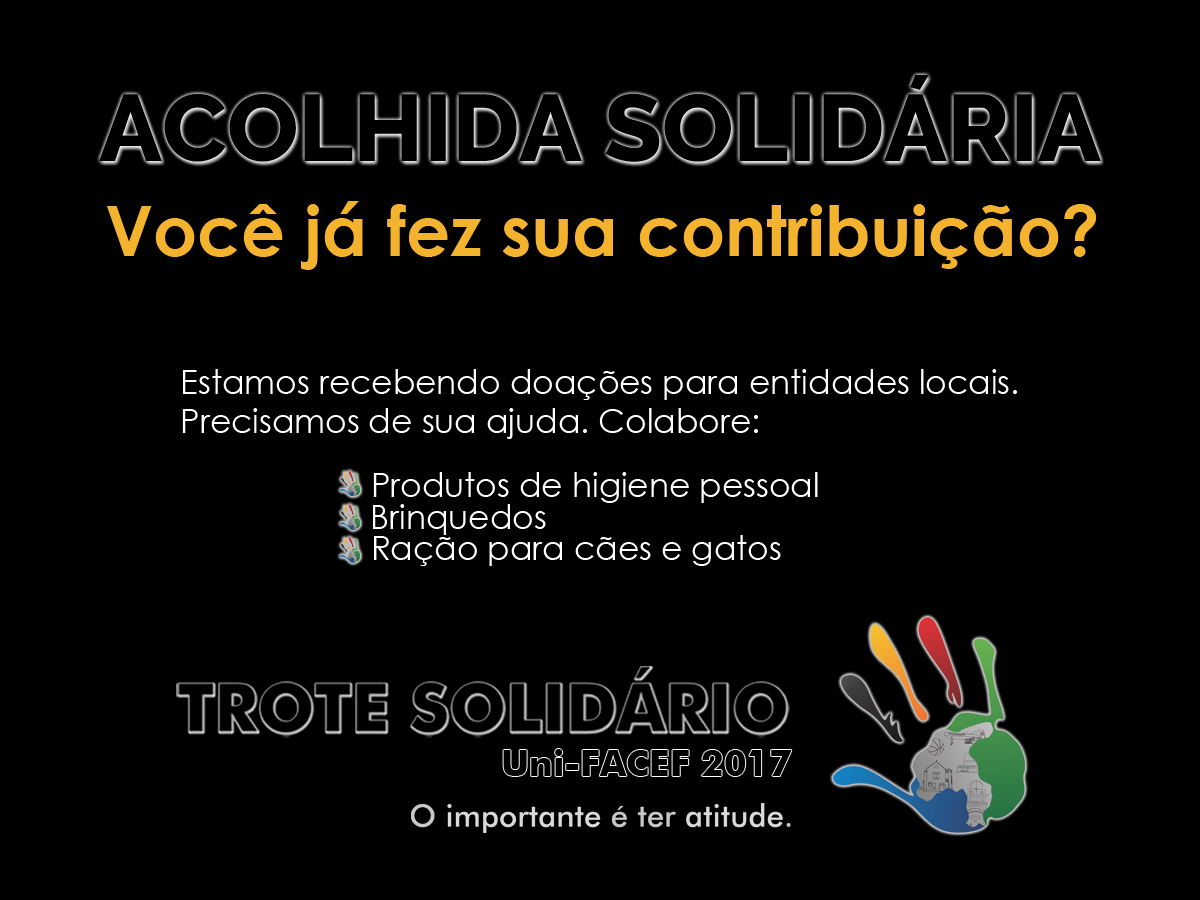 Acolhida Solidária Uni-FACEF