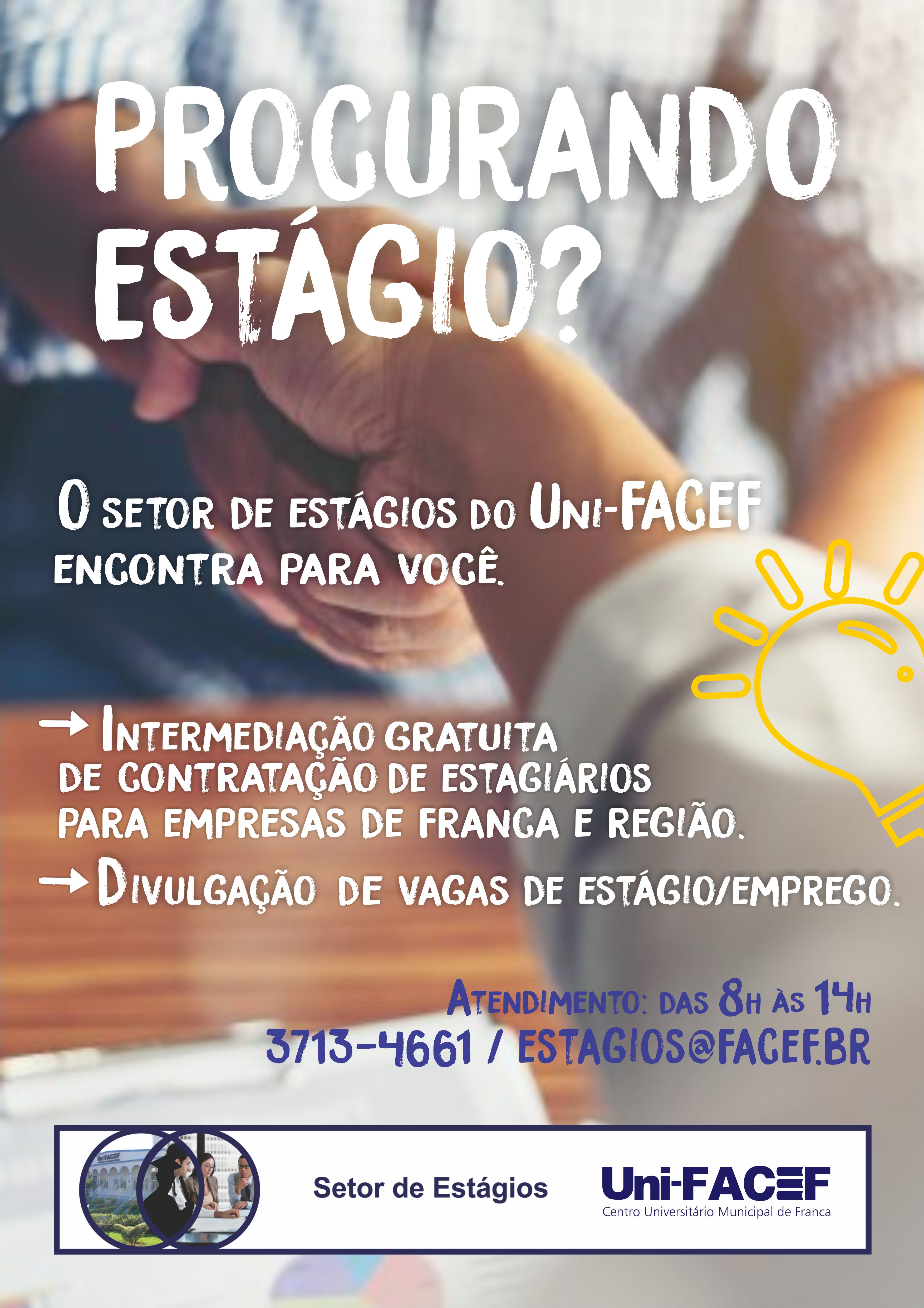 Aviso do Setor de Estágios Uni-FACEF