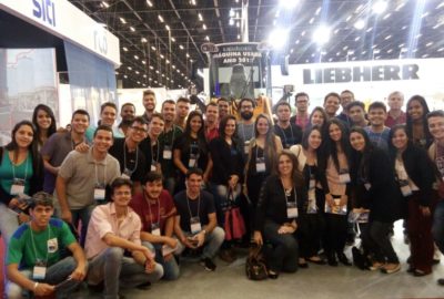 Estudantes de Engenharia Civil participaram da Concrete Show 2017