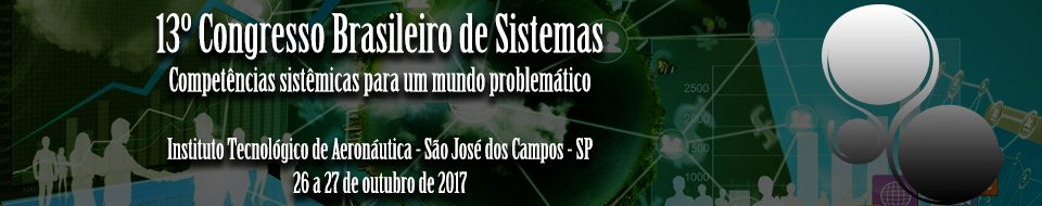 13o. Congresso Brasileiro de Sistemas – Submissão de trabalhos até 15 de agosto