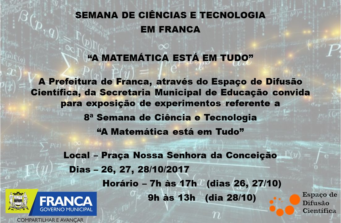 Curso de Matemática do Uni-FACEF em evento da Prefeitura de Franca