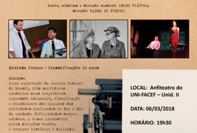 NAF Uni-FACEF e Receita Federal do Brasil trazem peça de teatro para estudantes