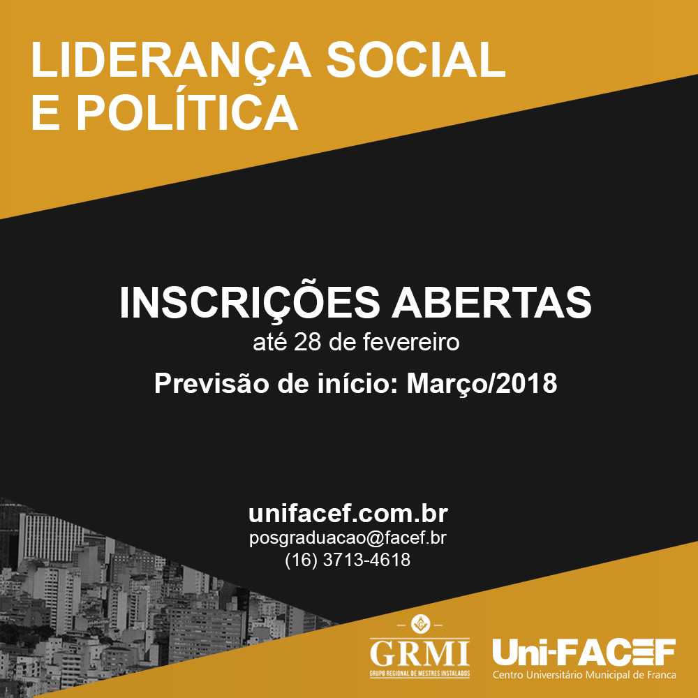 Curso de liderança,  no Uni-FACEF, está com inscrições abertas