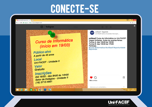 Conecte-se – curso de informática no Uni-FACEF