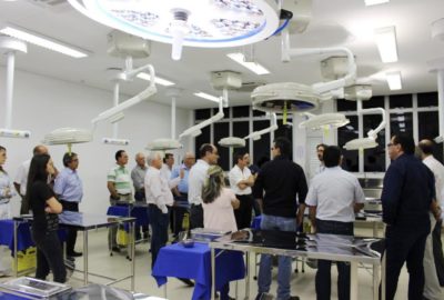 Grupo de maçons visita o complexo da Medicina do Uni-FACEF