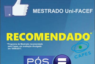 Mestrado Uni-FACEF abrirá inscrições em outubro