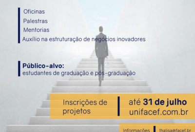 Oportunidade de bolsas para projetos empreendedores para estudantes Uni-FACEF