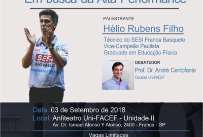 Palestra com Hélio Rubens Filho no Uni-FACEF