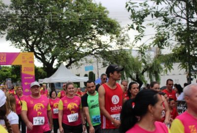 Outubro Rosa Run recebeu muitos participantes na parte da tarde também