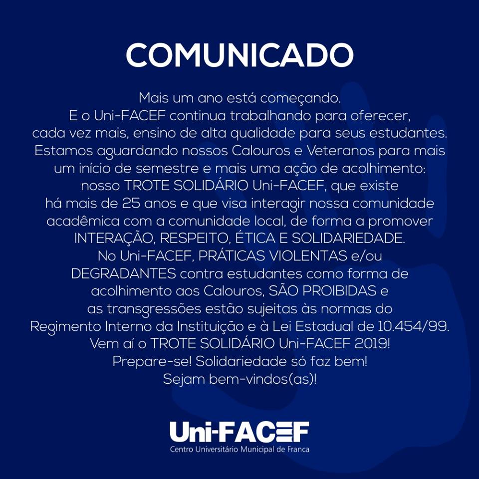 Comunicado