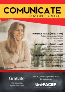 Curso de espanhol para a comunidade