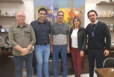 Prefeito de Restinga visita Uni-FACEF para tratar de parceria