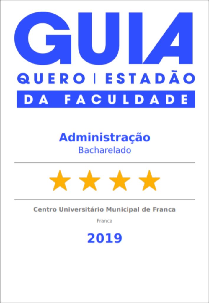 Curso de Administração conquista 4 estrelas no Guia Estadão