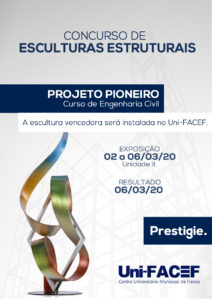 Imprensa divulga 2º Concurso de Esculturas Estruturais, do Uni-FACEF