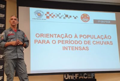 Treinamento para situação de enchente