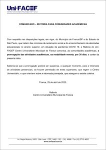 COMUNICADO URGENTE