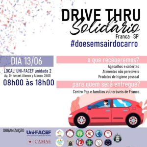 Medicina Uni-FACEF faz drive thru solidário