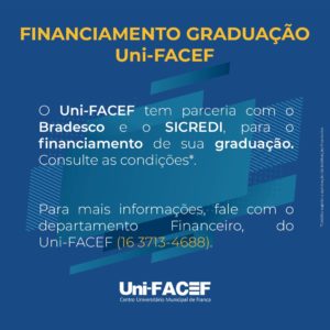 Financiamento para graduação no Uni-FACEF