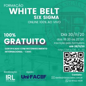 Curso gratuito de White Belt Six Sigma