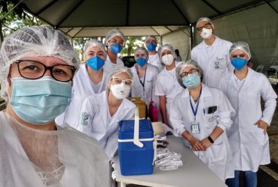 Participação dos estudantes de Enfermagem do Uni-FACEF na vacinação contra a COVID-19