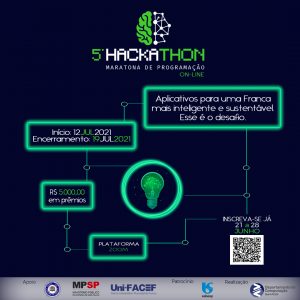 Uni-FACEF promove o V Hackathon Uni-FACEF para uma Franca mais sustentável