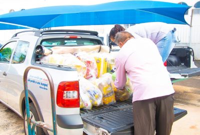 Uni-FACEF entrega alimentos arrecadados pelos Calouros no Trote Solidário 2022
