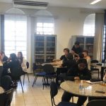 Estudantes da Escola Vivenda têm aula prática de Matemática, no Uni-FACEF.