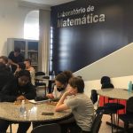 Estudantes da Escola Vivenda têm aula prática de Matemática, no Uni-FACEF.