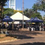 Ação social na Praça Central, de Franca (SP), no sábado, 17.