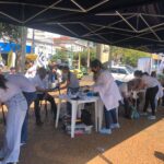 Ação social na Praça Central, de Franca (SP), no sábado, 17.