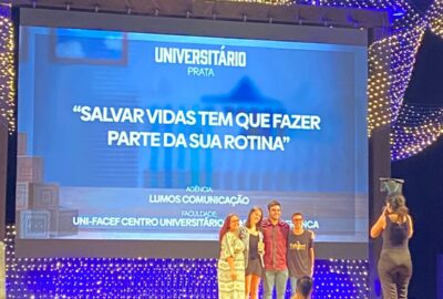 Publicidade e Propaganda UniFACEF conquista a PRATA, no FestVideo 2023