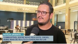 IPES UniFACEF comenta, em reportagem de TV, o recente aumento de combustíveis