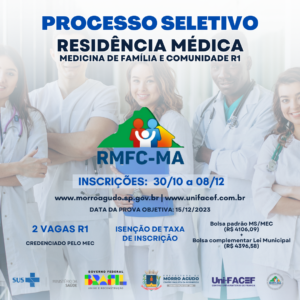 Inscrições abertas para o programa de Residência Médica, fruto da parceria entre o Uni-FACEF e a prefeitura de Morro Agudo