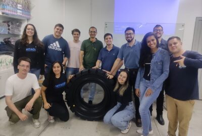 Estudantes de Engenharia de Produção, do UniFACEF, fazem visita técnica à Unisol Pneus