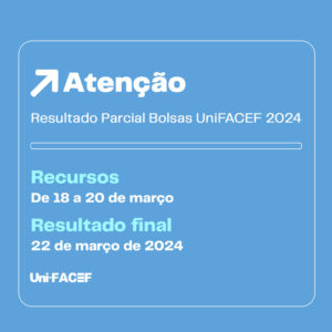 Bolsa de Estudos UniFACEF divulga resultado parcial